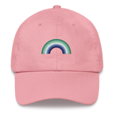 Embroidered Gay Pride Rainbow Hat: Pride Flag LGBTQ+ Design