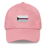Demisexual Pride Flag Embroidered Hat