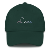 Bigender Love Script Hat: Elegantly Embroidered Pride Cap