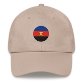 Polyamory Flag Embroidered Circle Cap: Celebratory LGBTQ+ Pride Design