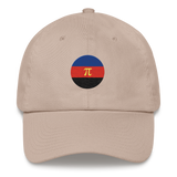 Polyamory Flag Embroidered Circle Cap: Celebratory LGBTQ+ Pride Design
