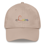 Philly Pride Love Script Hat: Elegantly Embroidered Pride Cap