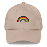 Embroidered Philly Pride Rainbow Hat: Pride Flag LGBTQ+ Design