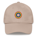 Embroidered Hat: LGBTQ+ Pride Ring Emblem Design