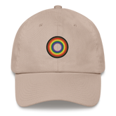 Embroidered Hat: Philly Pride Flag Ring Emblem Design
