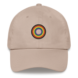 Embroidered Hat: Philly Pride Flag Ring Emblem Design