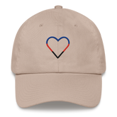 Polyamory Heart Hat: Embroidered Pride Cap