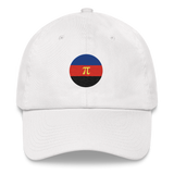 Polyamory Flag Embroidered Circle Cap: Celebratory LGBTQ+ Pride Design