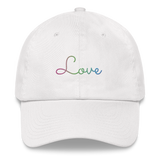 Polysexual Love Script Hat: Elegantly Embroidered Pride Cap