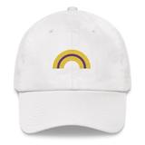 Embroidered Intersex Rainbow Hat: Pride Flag LGBTQ+ Design