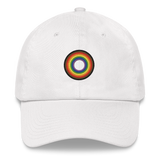 Embroidered Hat: Philly Pride Flag Ring Emblem Design