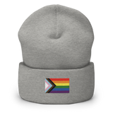 Pride Progress Pride Flag Embroidered Beanie