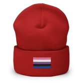 Genderfluid Pride Flag Embroidered Beanie