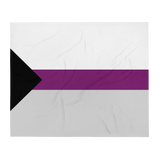 Demisexual Pride Throw Blanket: Cozy LGBTQ+ Decorative Print