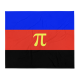 Polyamory Pride Throw Blanket: Cozy LGBTQ+ Decorative Print