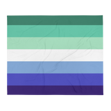 Gay Pride Throw Blanket: Cozy LGBTQ+ Decorative Print