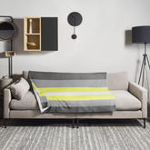 Demigender Pride Throw Blanket: Cozy LGBTQ+ Decorative Print