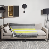 Demigender Pride Throw Blanket: Cozy LGBTQ+ Decorative Print