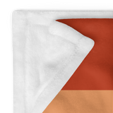 Lesbian Pride Throw Blanket: Cozy LGBTQ+ Decorative Print