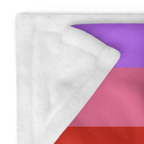 Gilbert Baker Pride Throw Blanket: Cozy LGBTQ+ Decorative Print