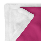 Bisexual Pride Throw Blanket: Cozy LGBTQ+ Decorative Print