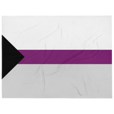 Demisexual Pride Throw Blanket: Cozy LGBTQ+ Decorative Print