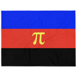 Polyamory Pride Throw Blanket: Cozy LGBTQ+ Decorative Print