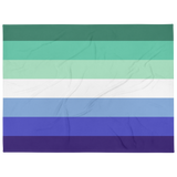Gay Pride Throw Blanket: Cozy LGBTQ+ Decorative Print