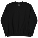Embroidered Demigender Sweatshirt: Pride Flag Horizontal Circle Design