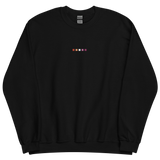 Embroidered Lesbian Sweatshirt: Pride Flag Horizontal Square Design