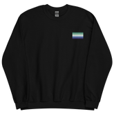 Gay Pride Flag Embroidered Sweatshirt