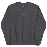 Embroidered Pansexual Sweatshirt: Pride Flag Horizontal Circle Design