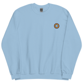 Embroidered Sweatshirt: Philly Pride Ring Emblem Design