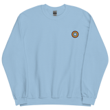 Embroidered Sweatshirt: Philly Pride Ring Emblem Design