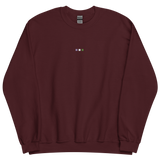 Embroidered Genderqueer Sweatshirt: Pride Flag Horizontal Square Design