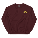 Embroidered Intersex Rainbow Sweater: Pride Flag LGBTQ+ Design