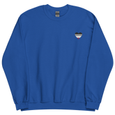 Asexual Flag Embroidered Heart Sweater: Celebratory LGBTQ+ Pride Design