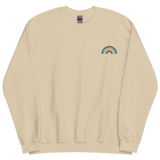 Embroidered Queer Rainbow Sweater: Pride Flag LGBTQ+ Design