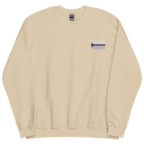 Demisexual Pride Flag Embroidered Sweatshirt