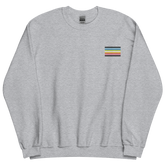 Queer Pride Flag Embroidered Sweatshirt