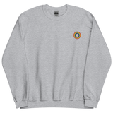 Embroidered Sweatshirt: Pride Ring Emblem Design