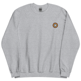 Embroidered Sweatshirt: Philly Pride Ring Emblem Design