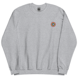 Embroidered Sweatshirt: Gilbert Baker Pride Ring Emblem Design