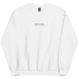 Philly Pride Sweatshirt: Interlaced Heart Outlines Embroidered Sweater