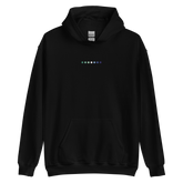 Embroidered Gay Pride Hoodie: Pride Flag Horizontal Circle Design