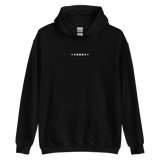Embroidered Demigender Hoodie: Pride Flag Horizontal Square Design