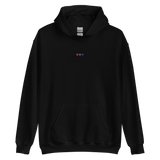 Embroidered Bisexual Hoodie: Pride Flag Horizontal Square Design