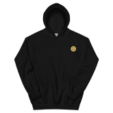 Intersex Flag Embroidered Circle Hoodie: Celebratory LGBTQ+ Pride Design