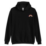 Embroidered Gilbert Baker Pride Rainbow Hoodie: Pride Flag LGBTQ+ Design