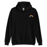 Embroidered Pride Rainbow Hoodie: Pride Flag LGBTQ+ Design